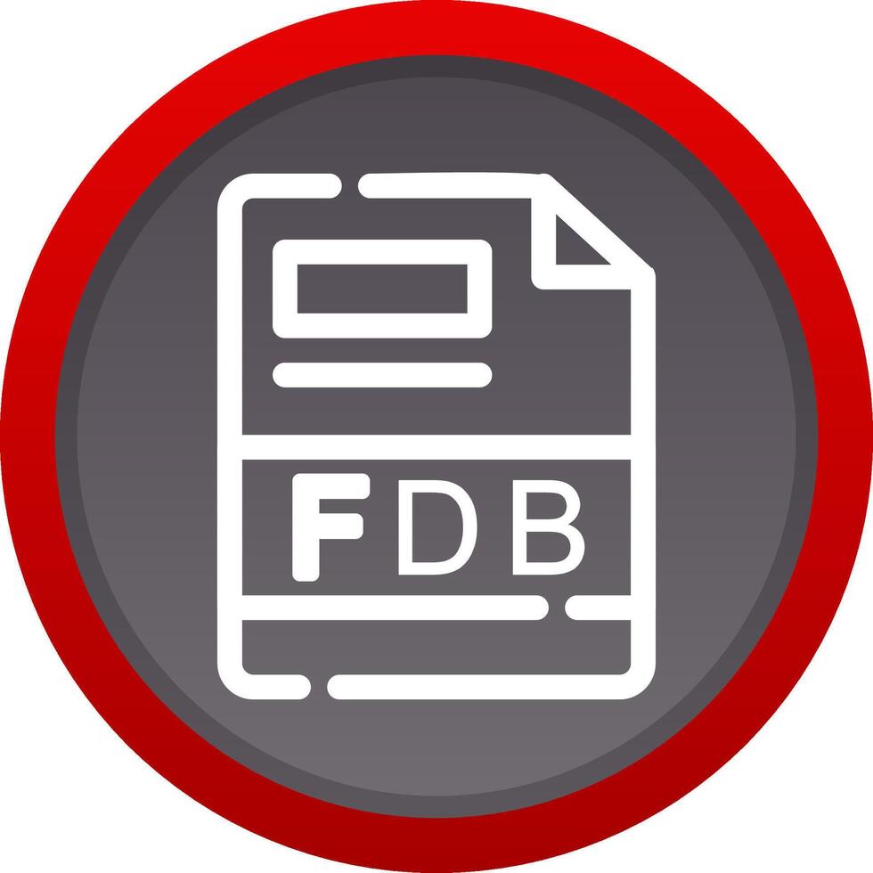 FDB Creative Icon Design vector