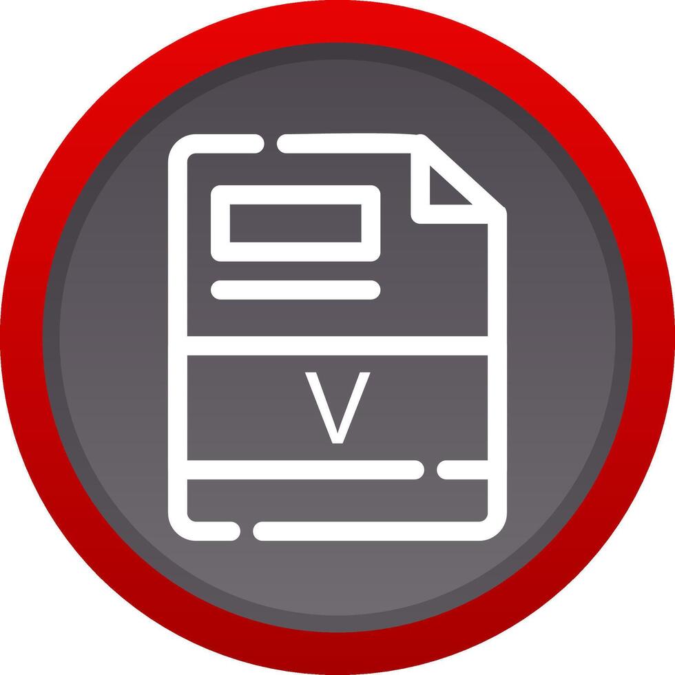 V Creative Icon Design vector