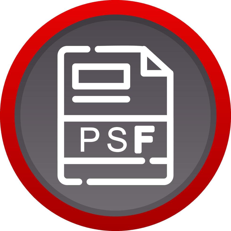 PSF Creative Icon Design vector