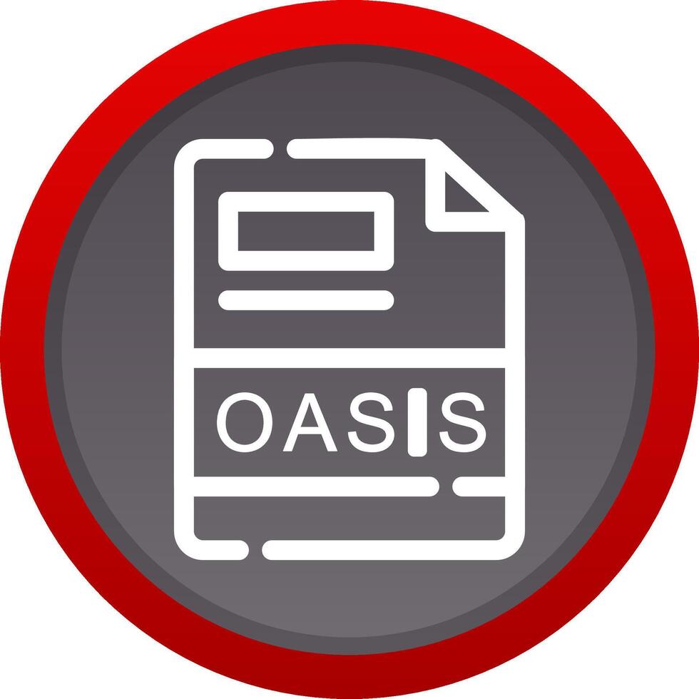 OASIS Creative Icon Design vector