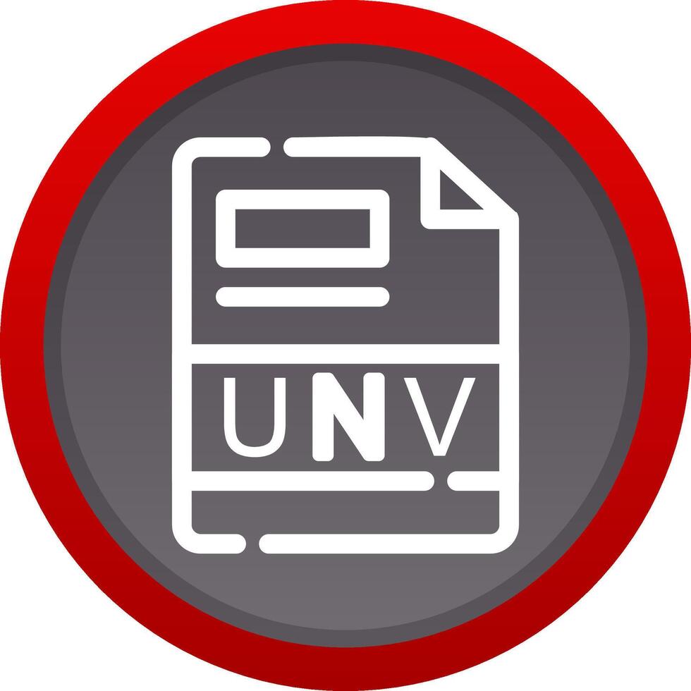 UNV Creative Icon Design vector