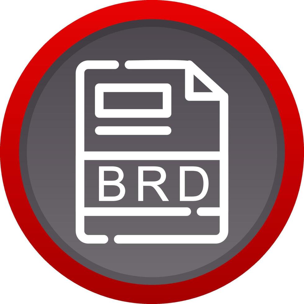 BRD Creative Icon Design vector