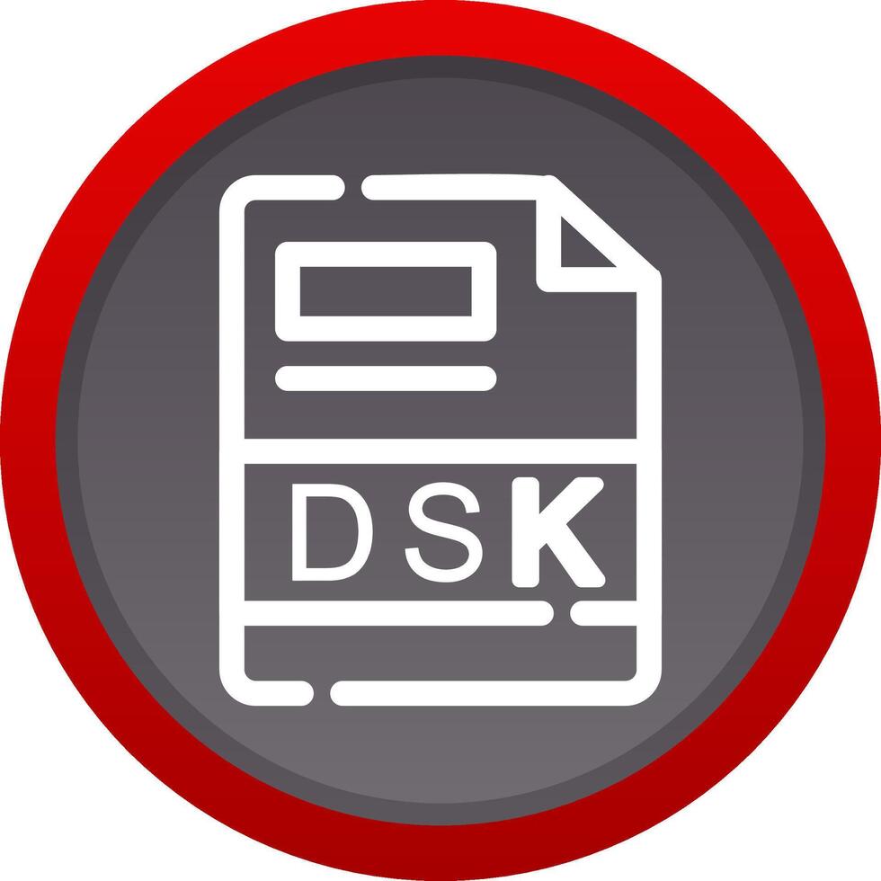 dsk creativo icono diseño vector