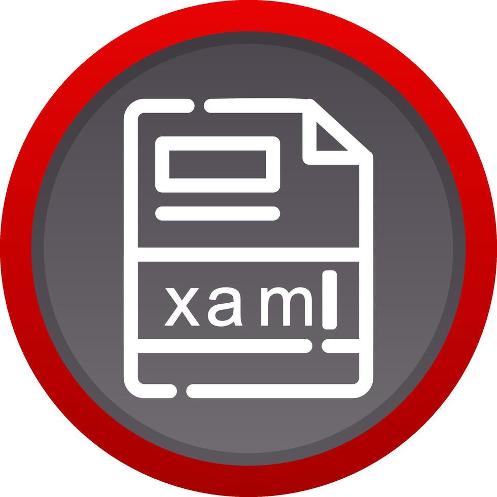 xaml creativo icono diseño vector