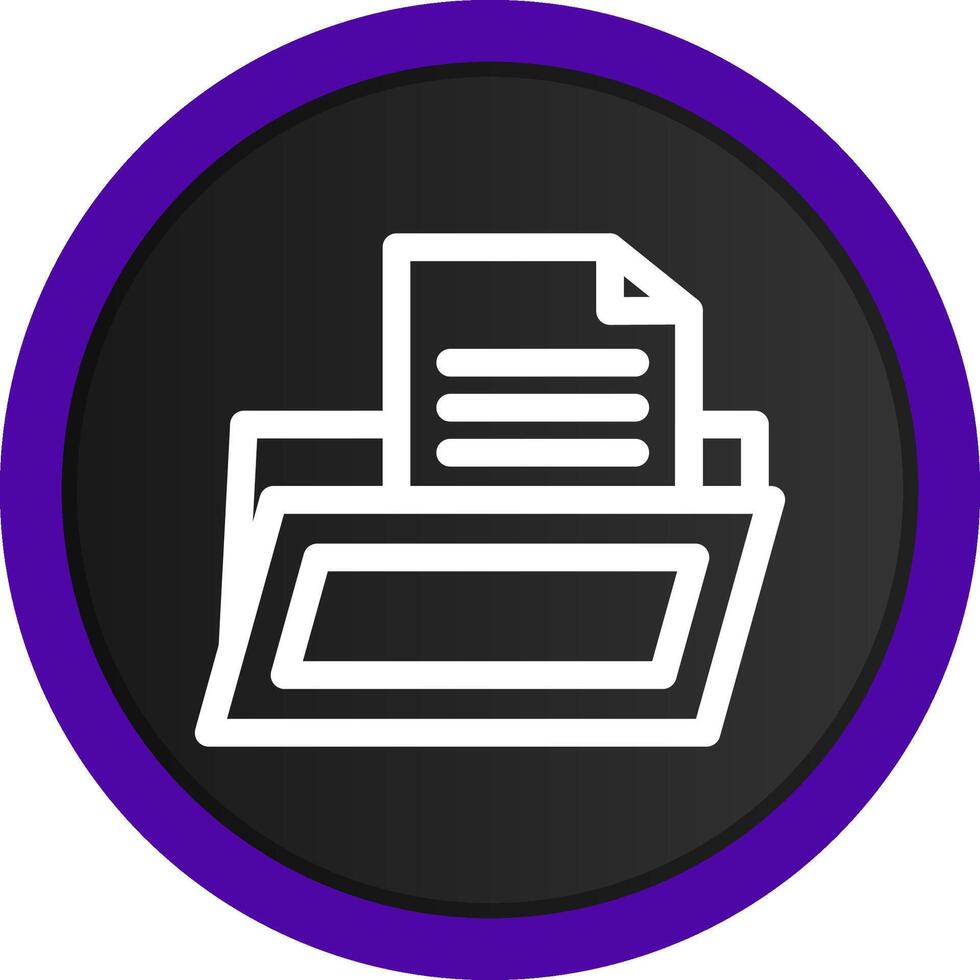 Folder Creative Icon Design vector
