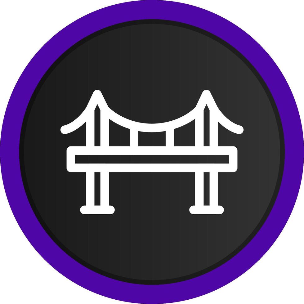 Bridge Creative Icon Design vector