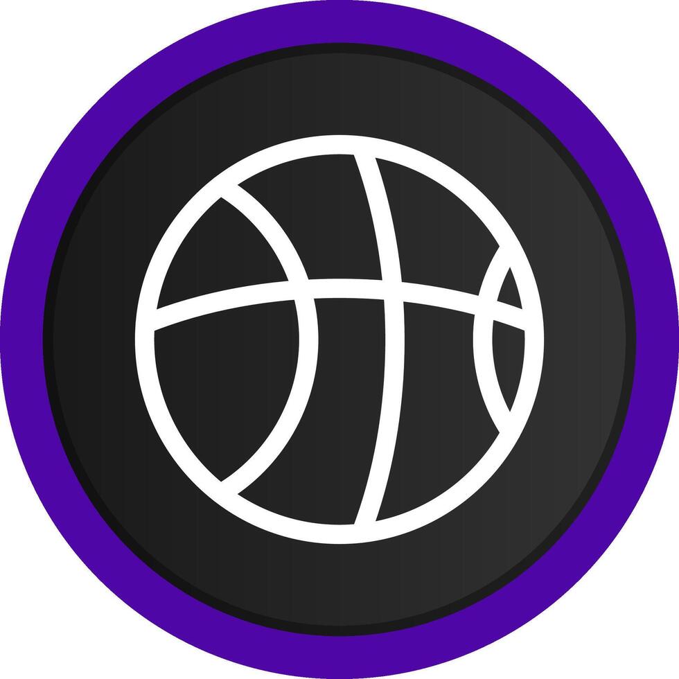 diseño de icono creativo de baloncesto vector