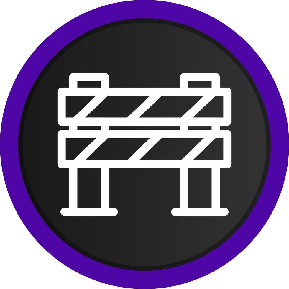 Barrier Creative Icon Design vector