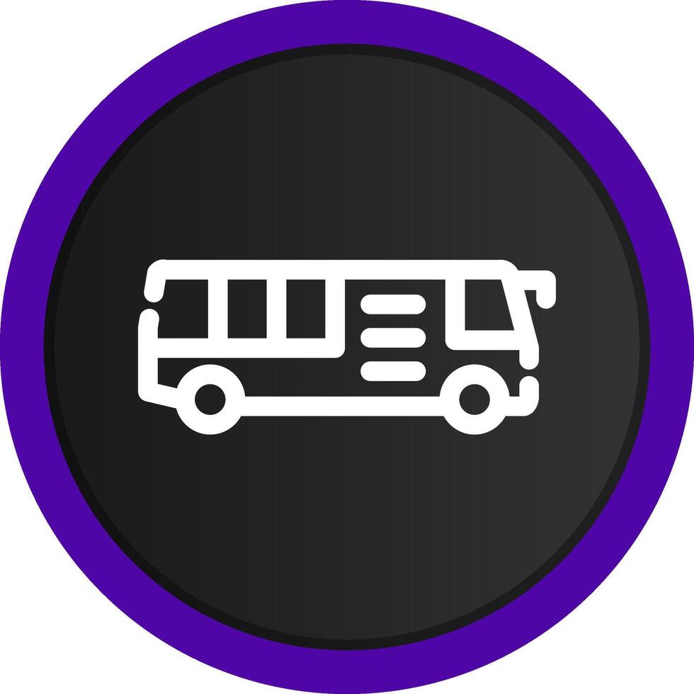 Bus Creative Icon Design vector