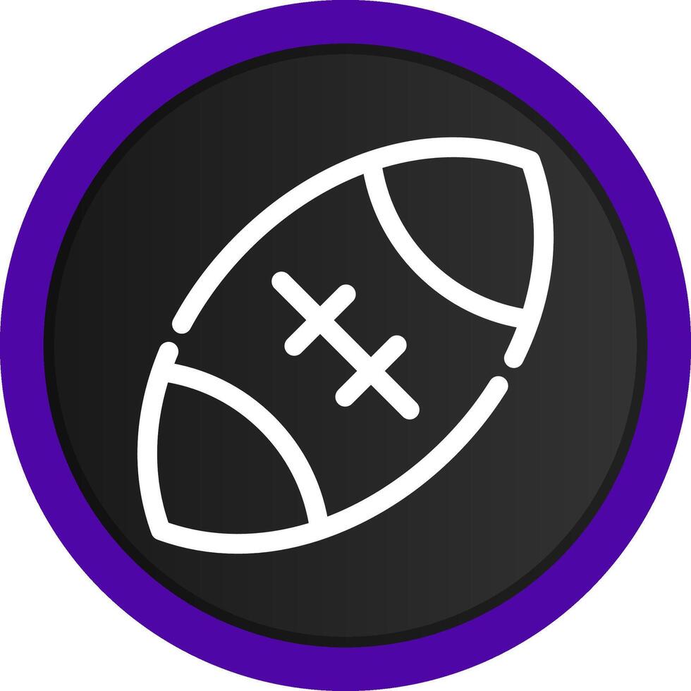 Rugby Creative Icon Design vector