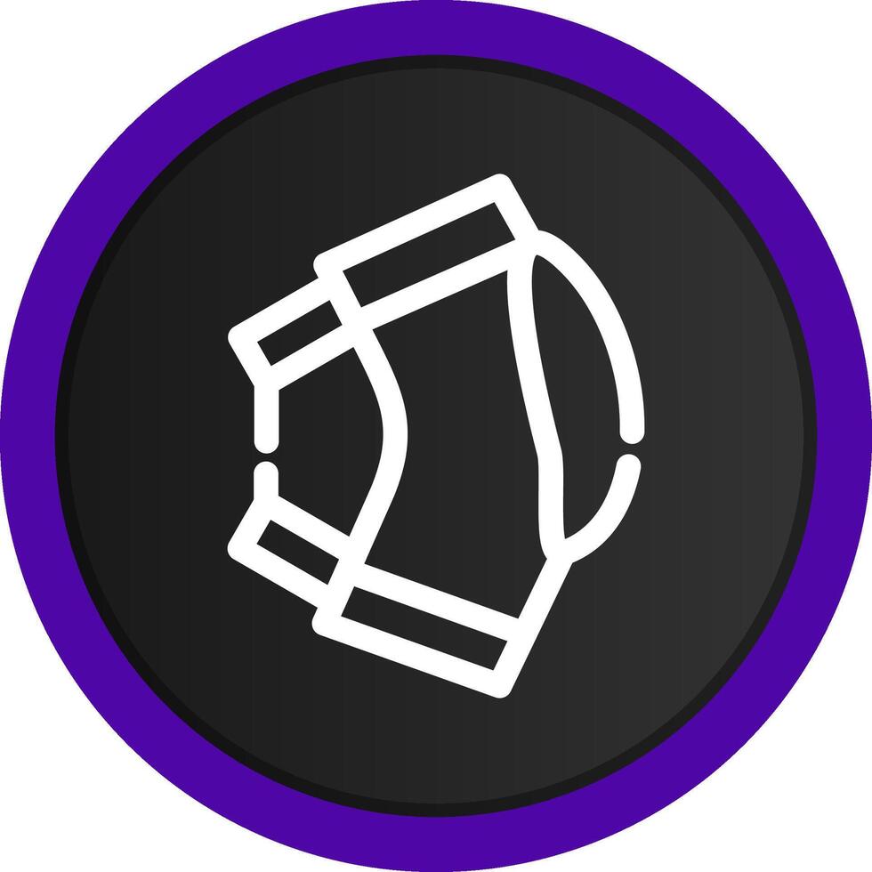 Kneepad Creative Icon Design vector