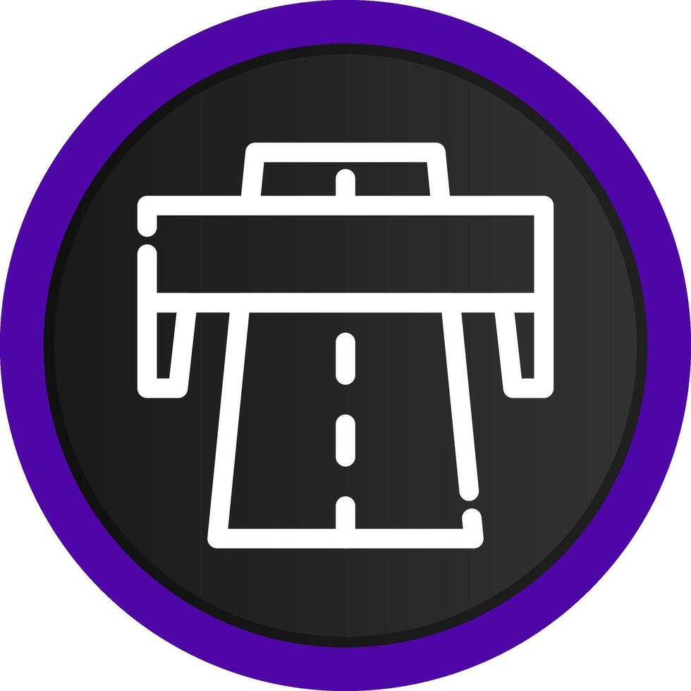 Motorway Creative Icon Design vector