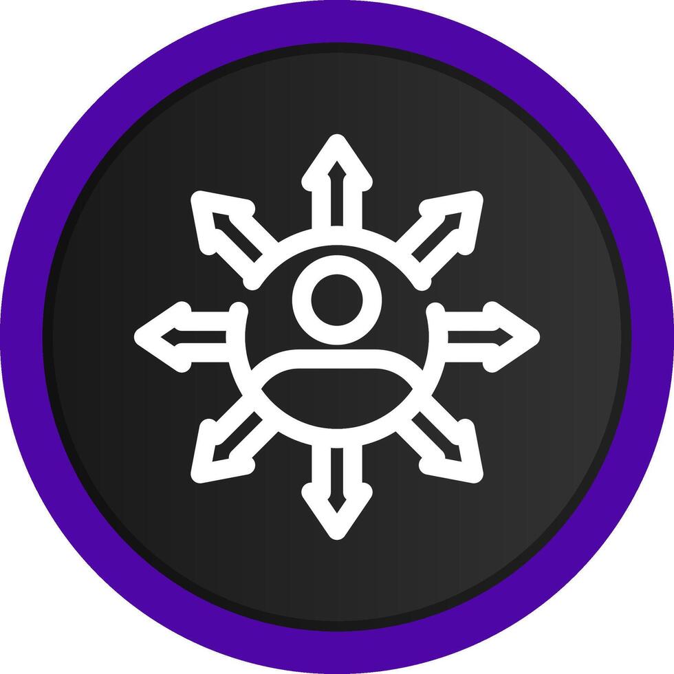 Influence Creative Icon Design vector