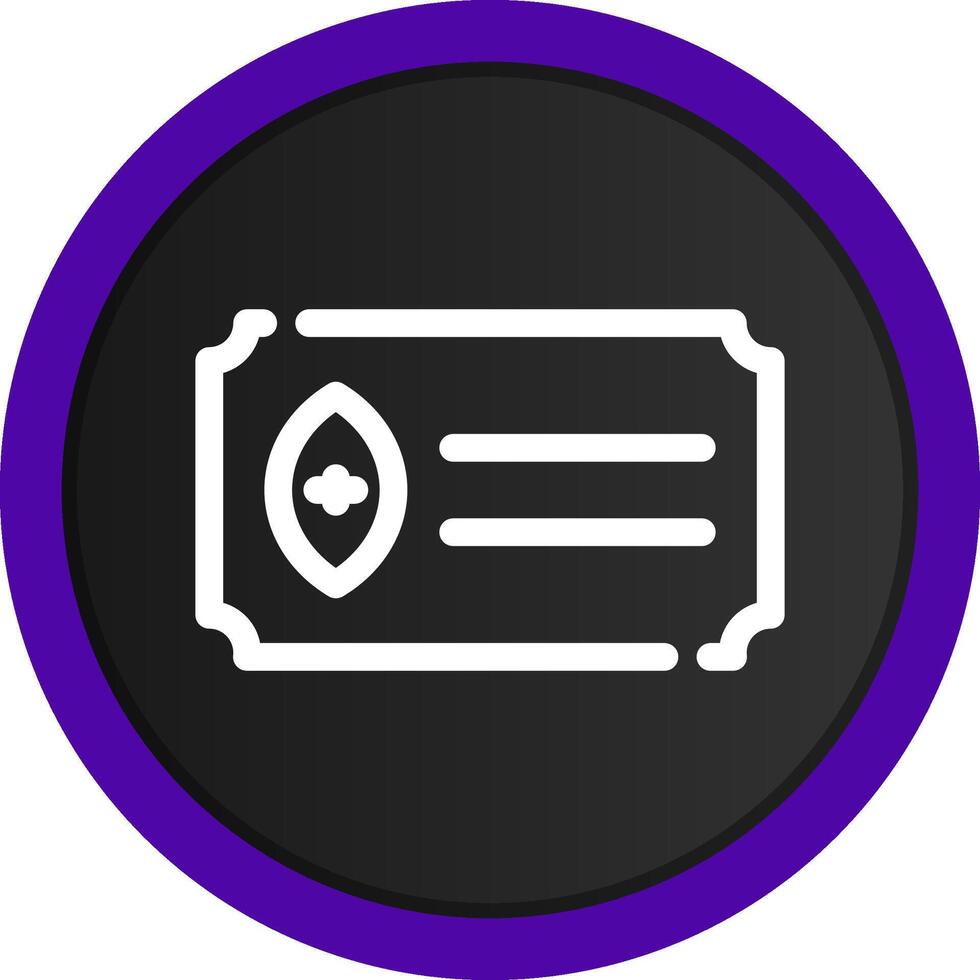 Ticket Creative Icon Design vector