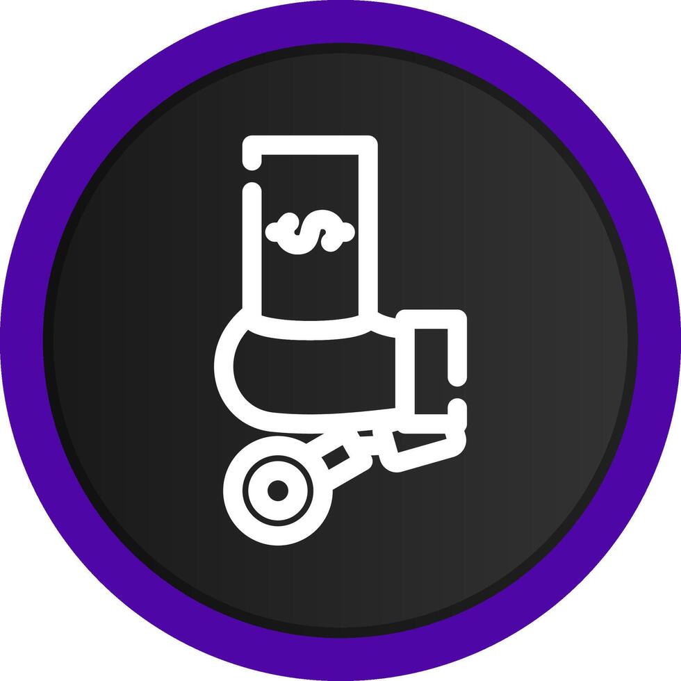Corruption Creative Icon Design vector