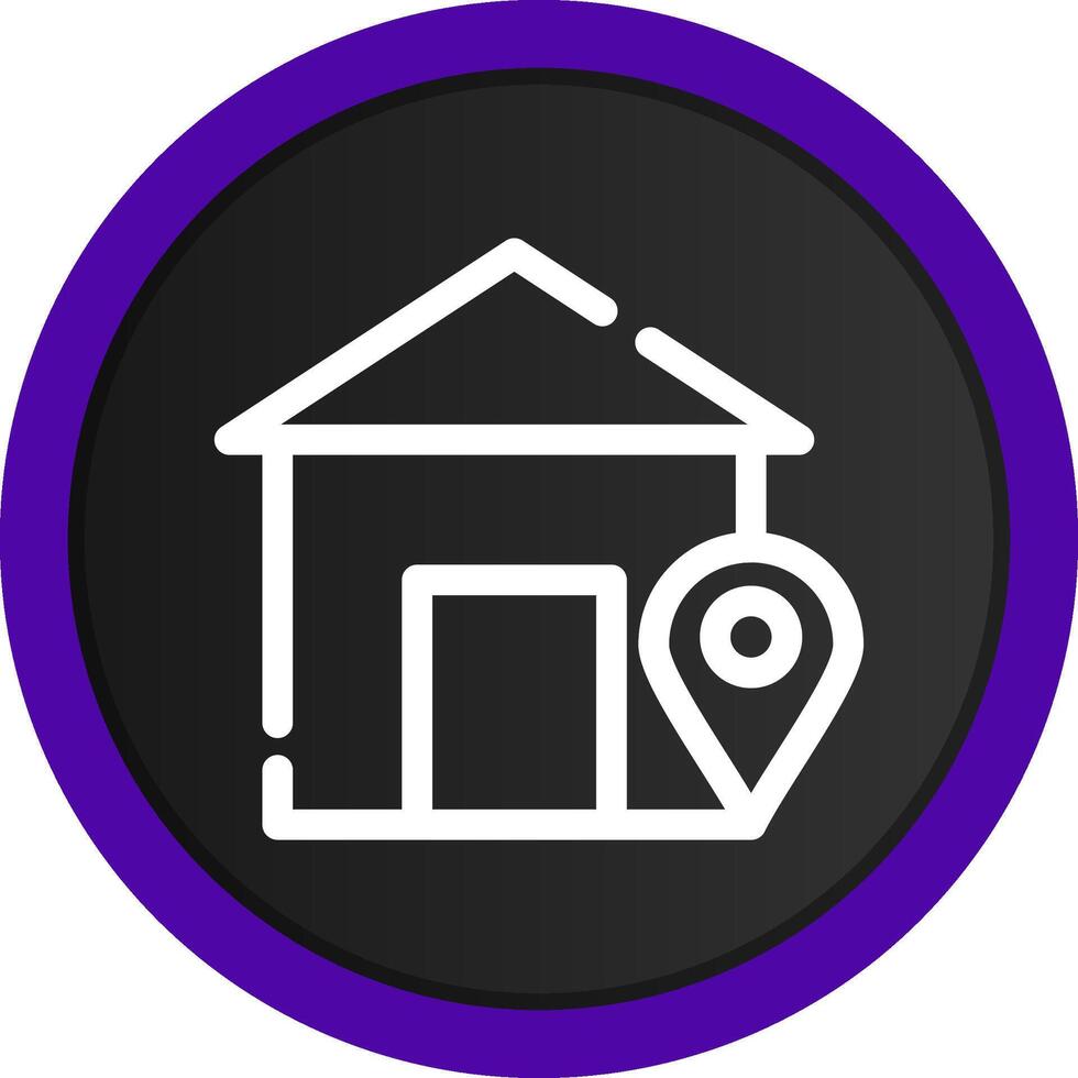 Home Location Creative Icon Design vector