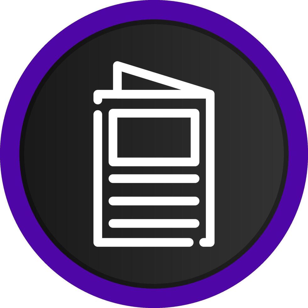 Brochure Creative Icon Design vector