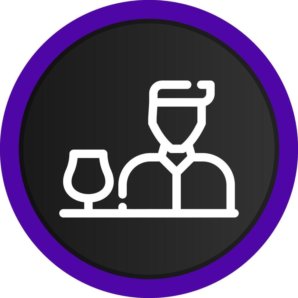 Bartender Creative Icon Design vector