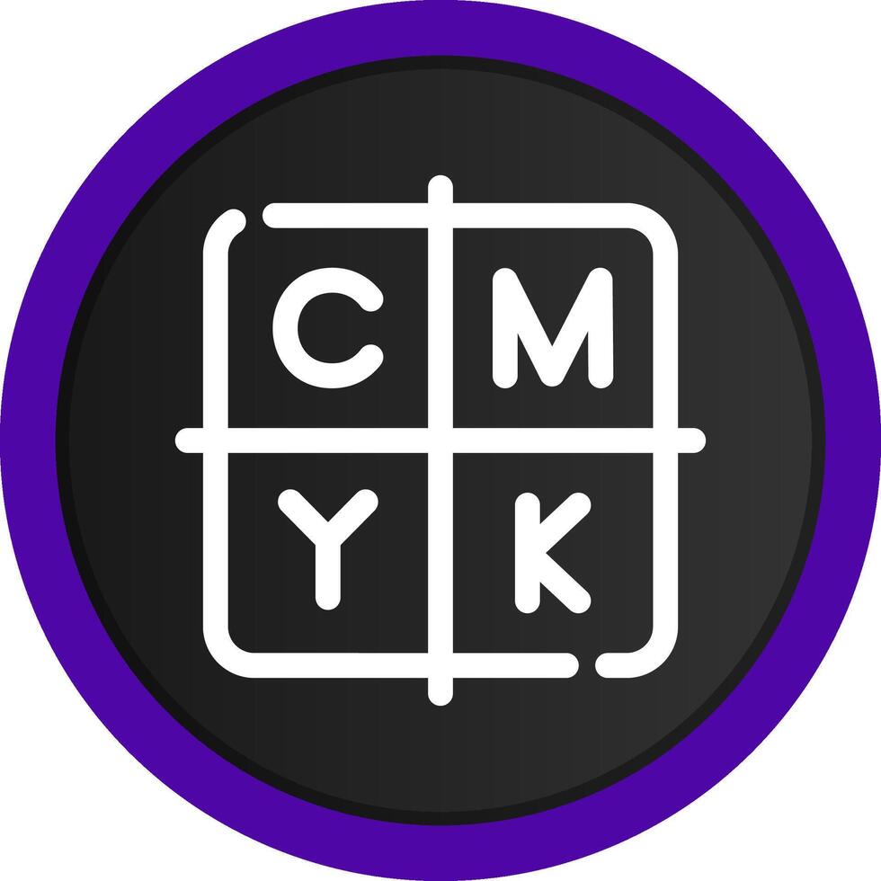 CMYK Creative Icon Design vector