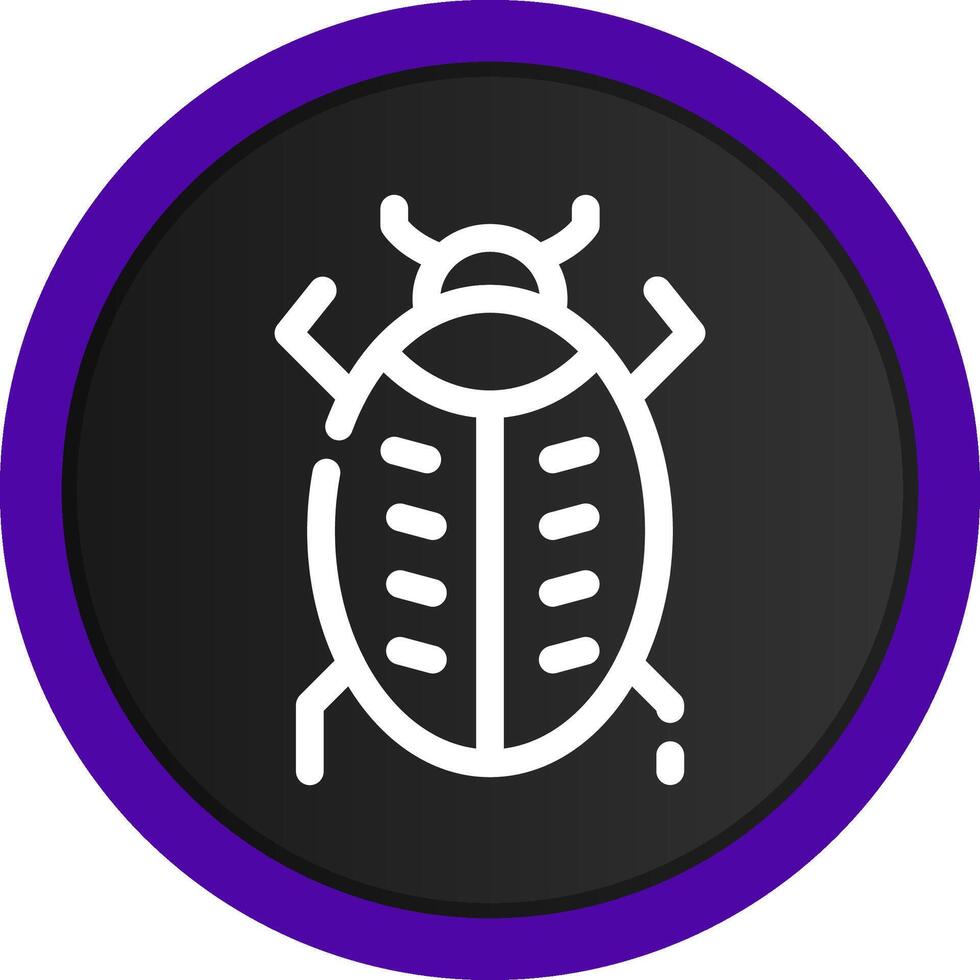 Bug Creative Icon Design vector