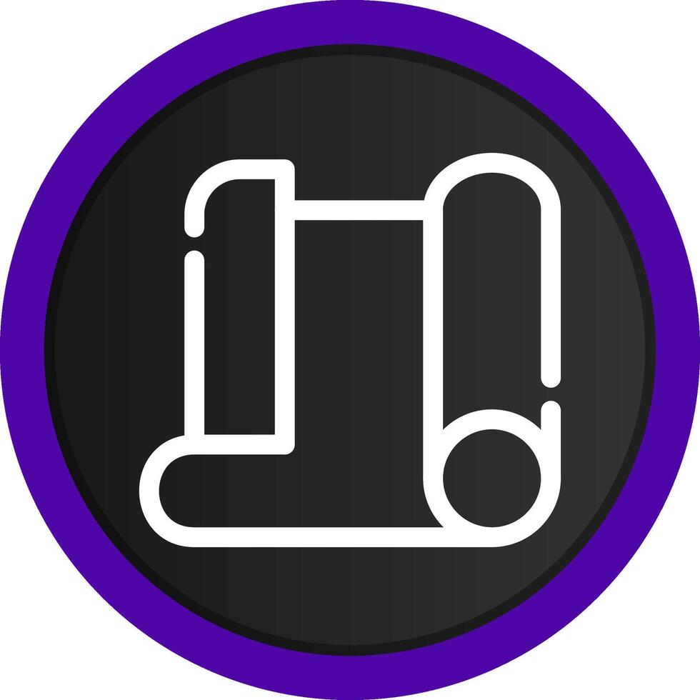 Paper Roll Creative Icon Design vector
