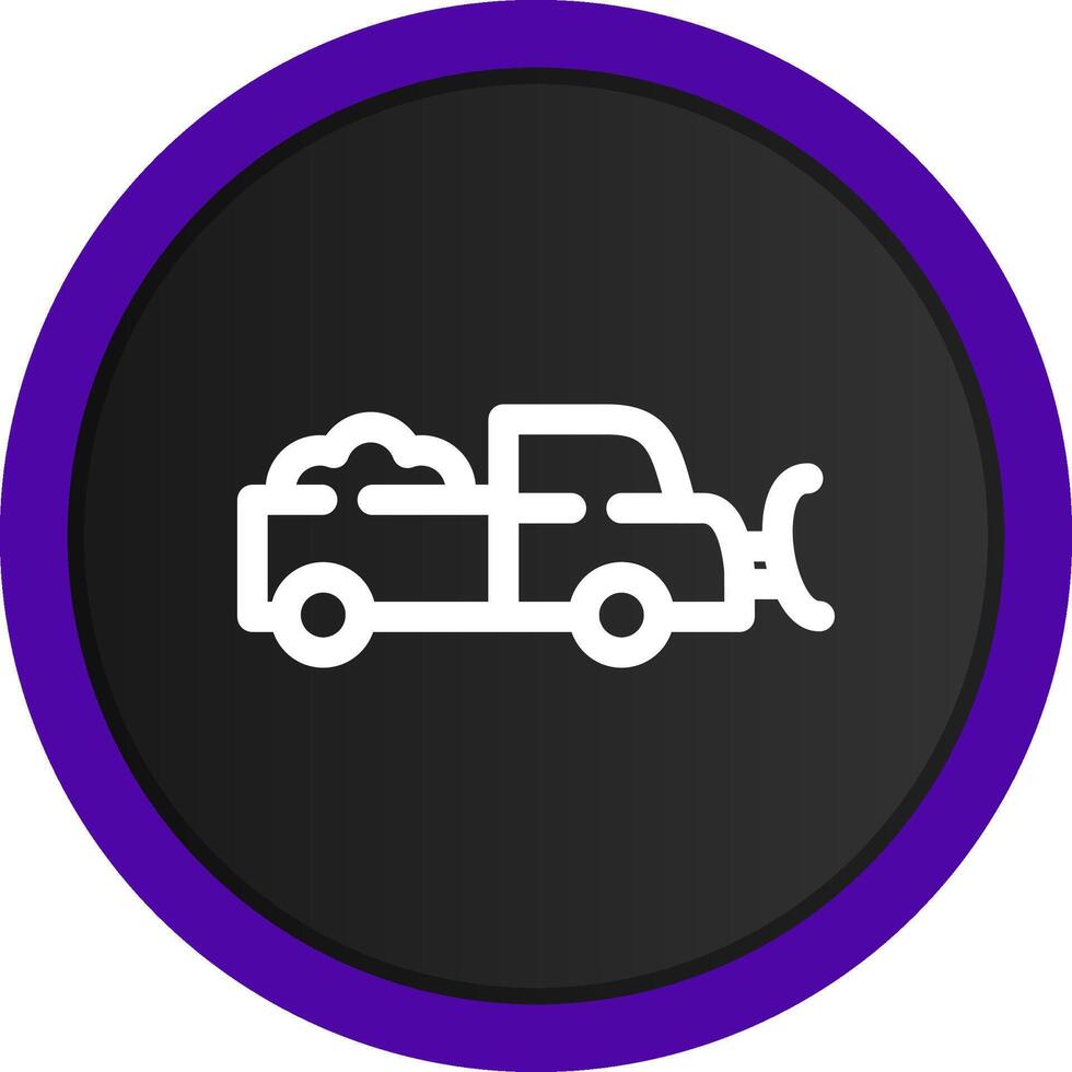 Snowplow Creative Icon Design vector