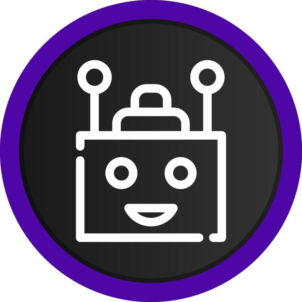 Chatbot Creative Icon Design vector