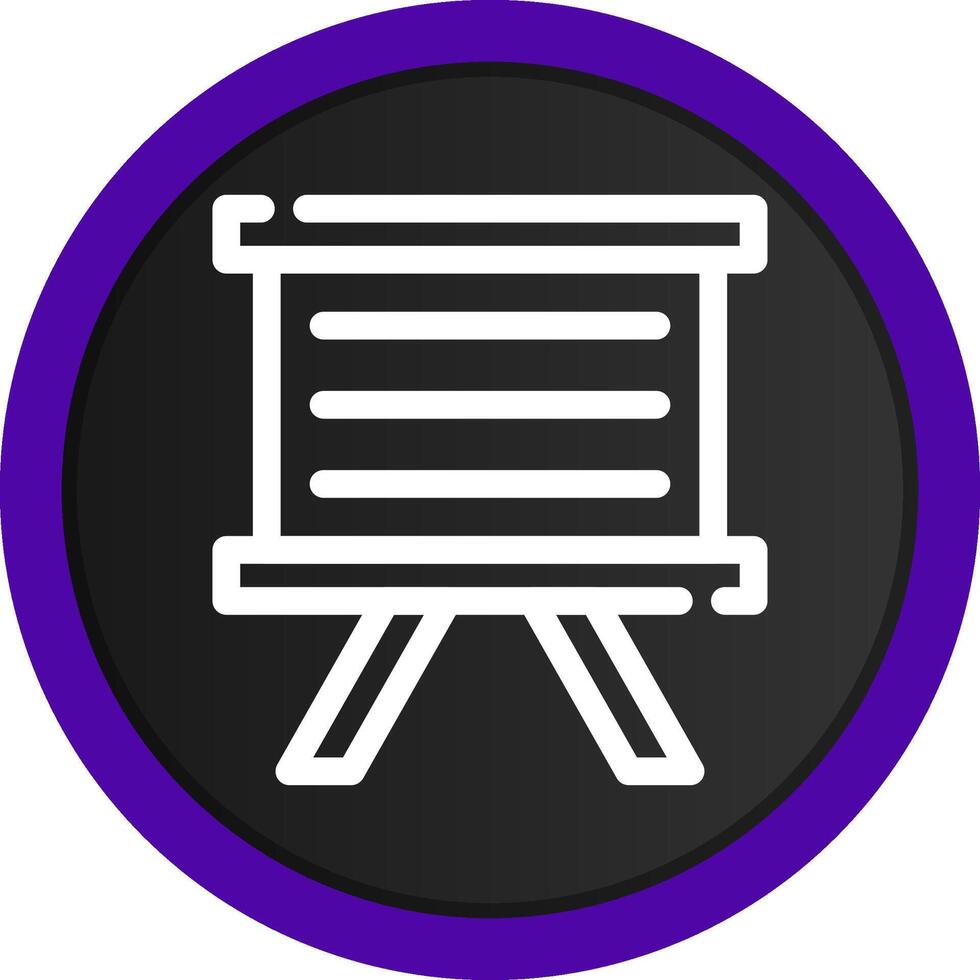 White Board Creative Icon Design vector