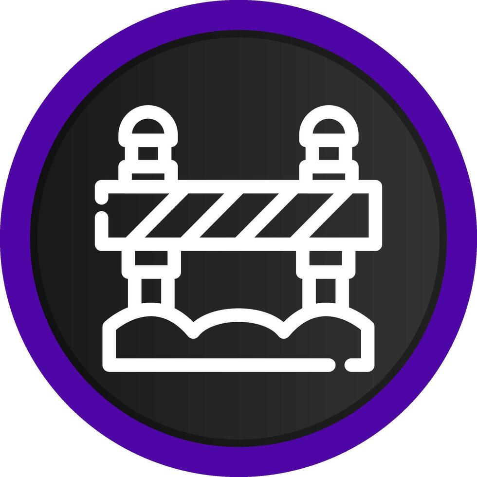 Road Block Creative Icon Design vector