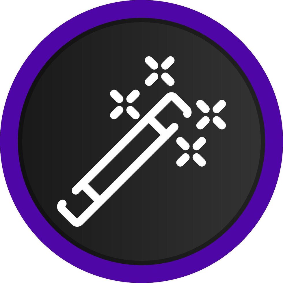 Magic Wand Creative Icon Design vector