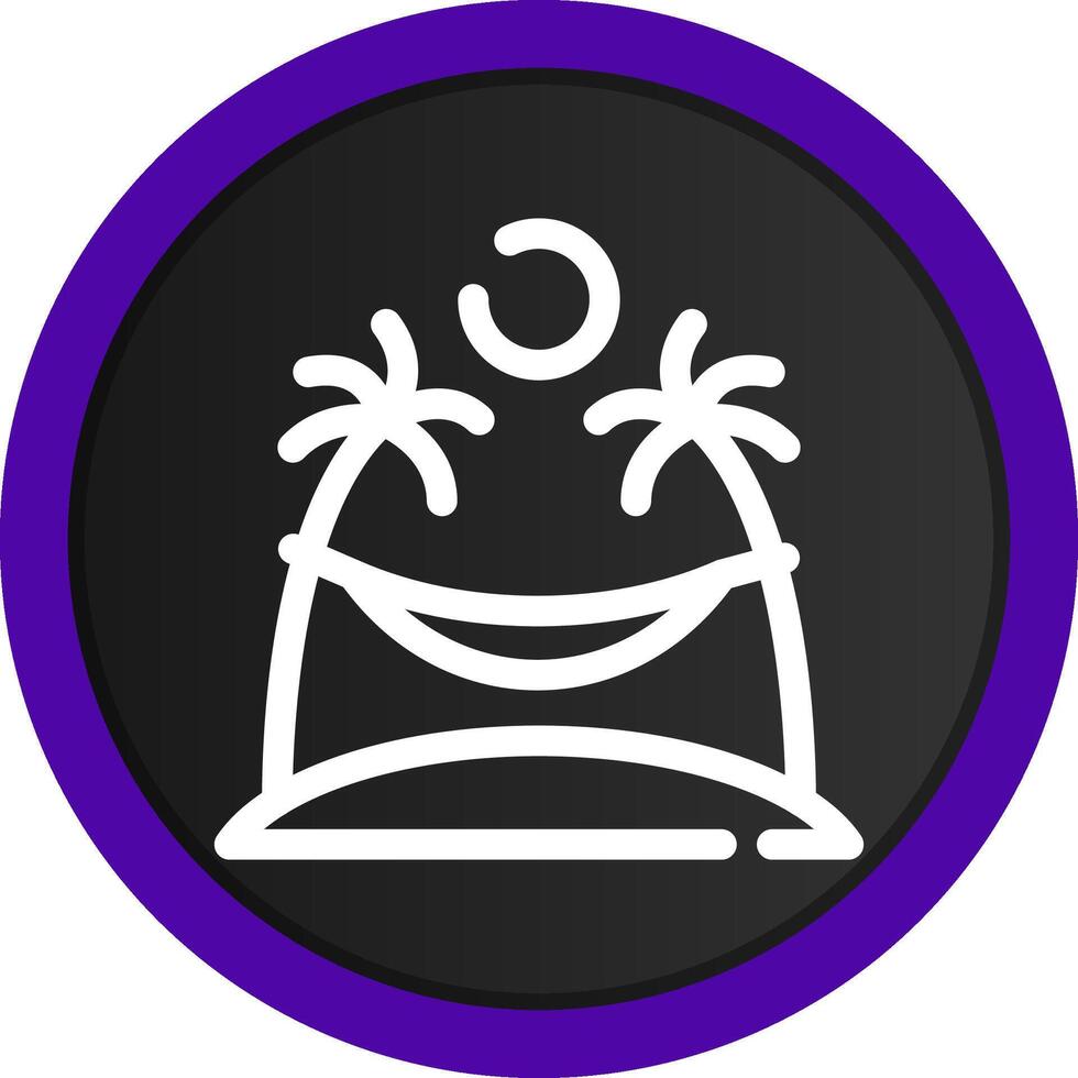 Hammock Creative Icon Design vector
