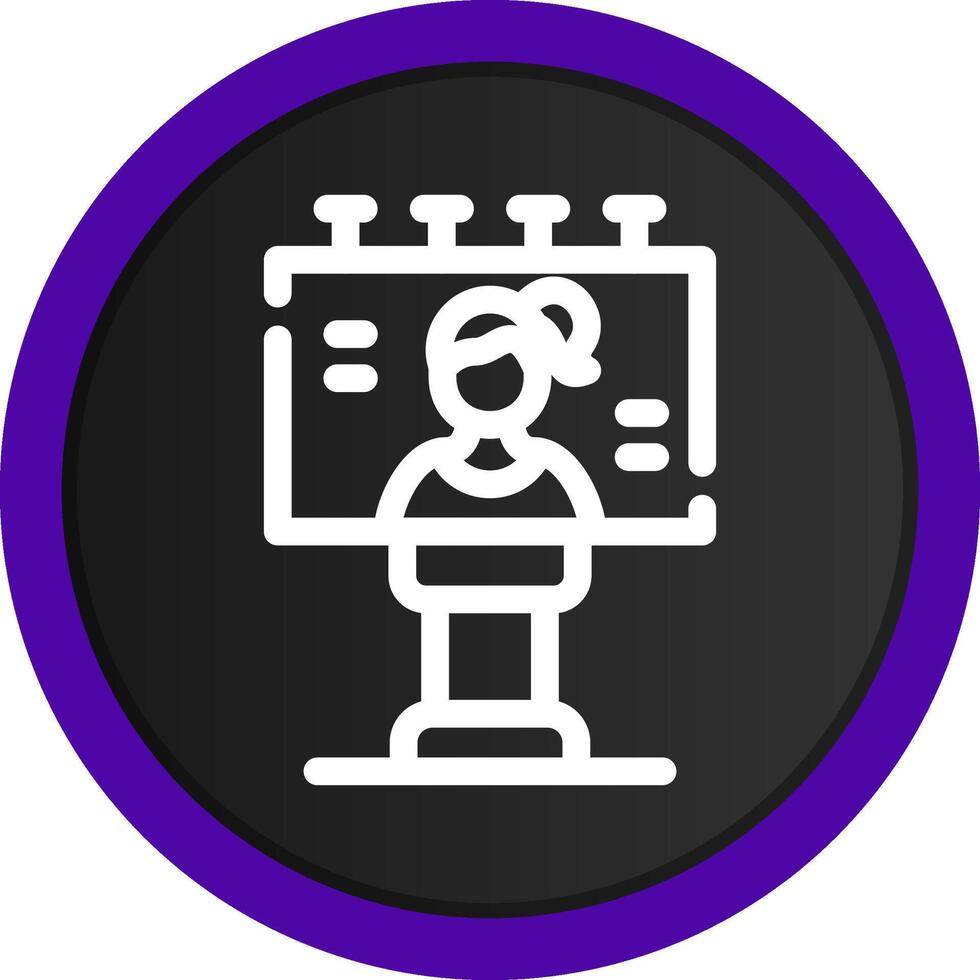 Billboard Creative Icon Design vector