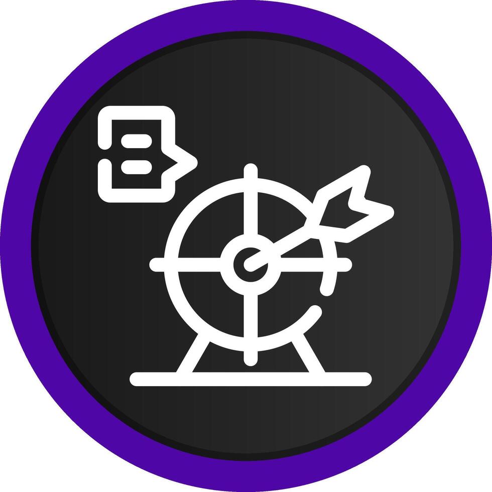 Target Creative Icon Design vector