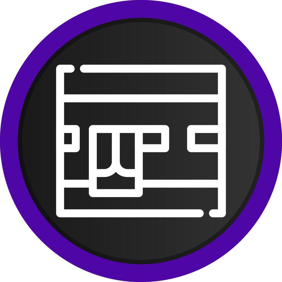 Kaaba Creative Icon Design vector