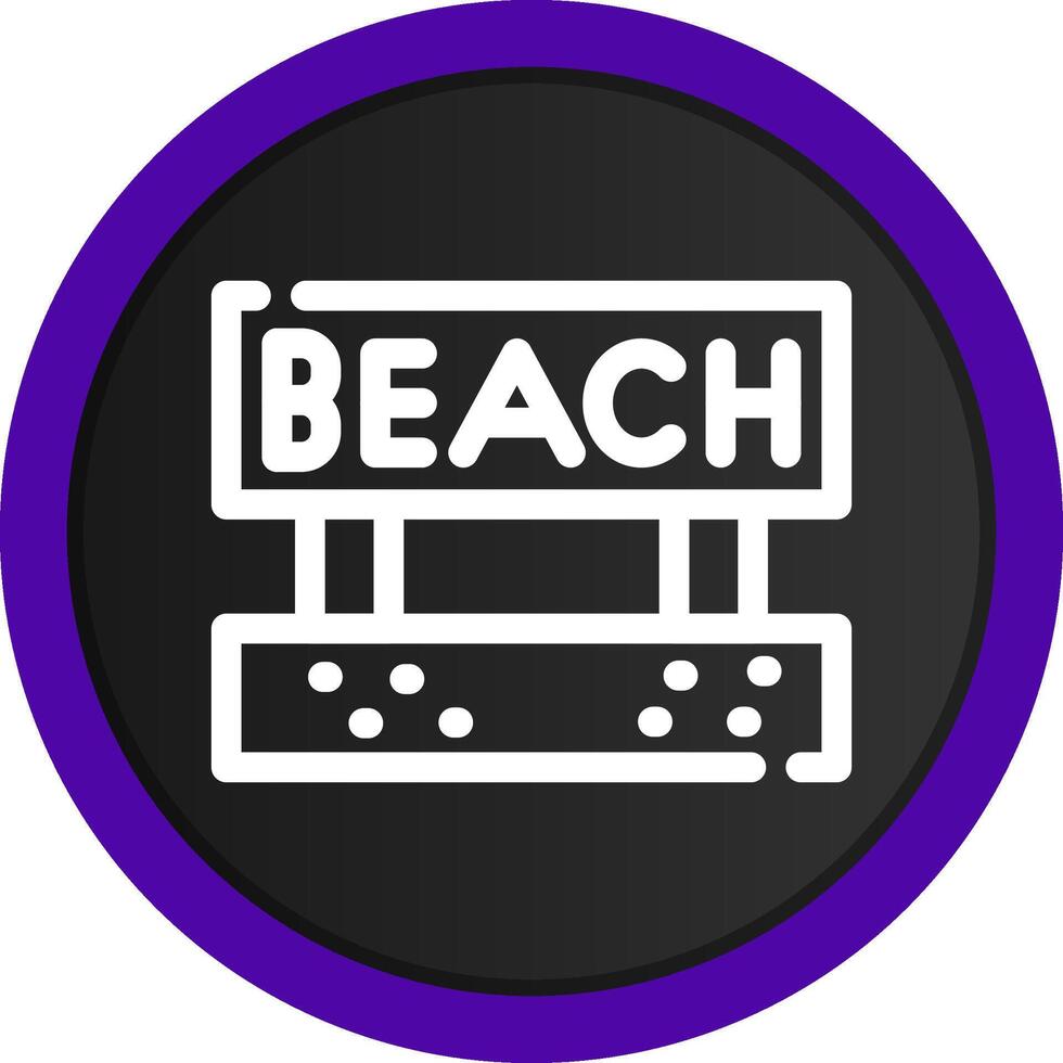 Beach Creative Icon Design vector