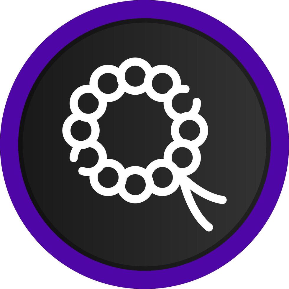 Rosary Creative Icon Design vector