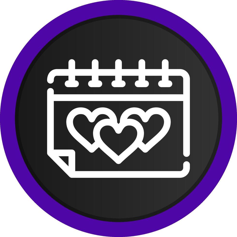 Wedding Day Creative Icon Design vector