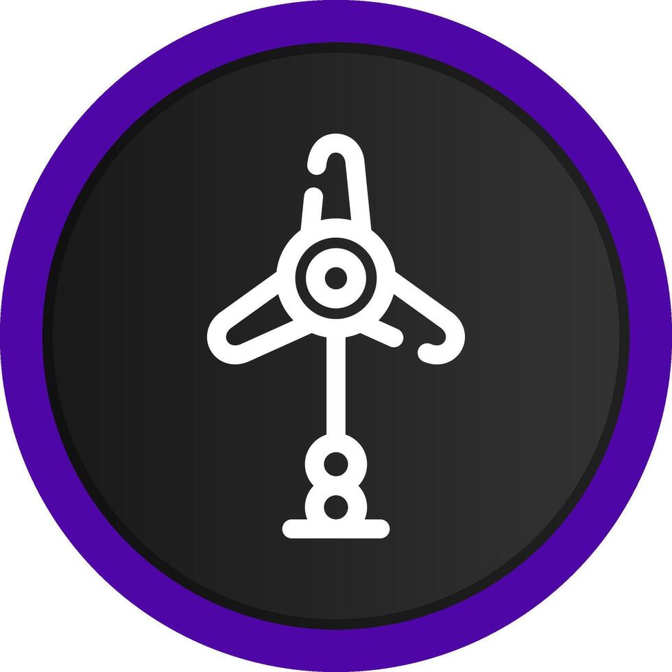 Windmill Creative Icon Design vector