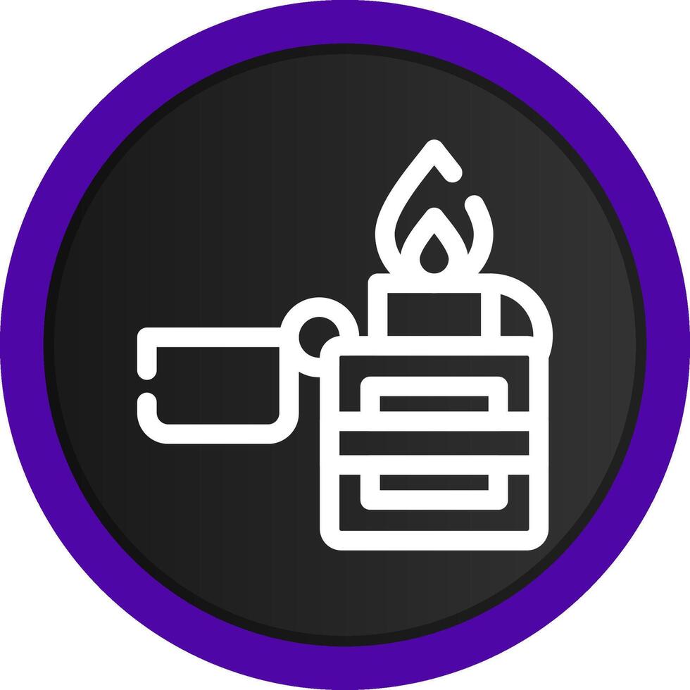 Zippo Creative Icon Design vector