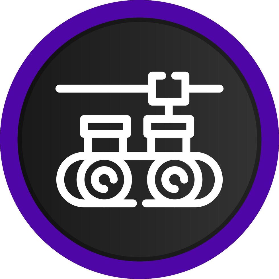 Conveyor Belt Creative Icon Design vector