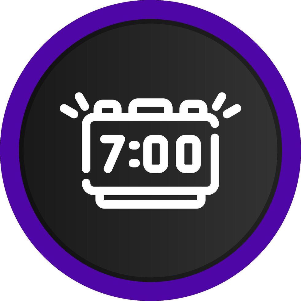 Alarm Creative Icon Design vector