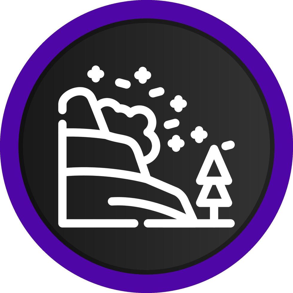 Avalanche Creative Icon Design vector