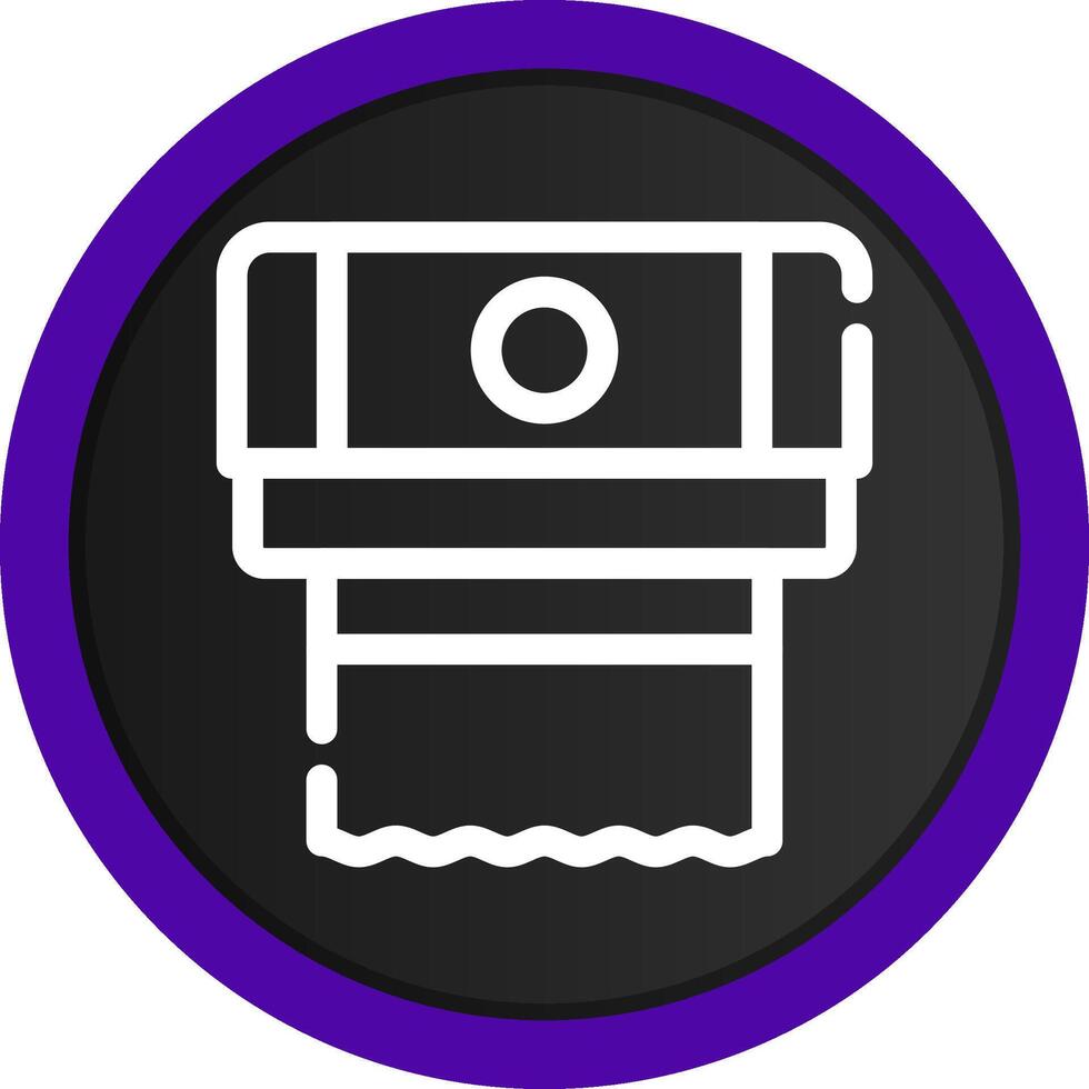 Paper Towel Creative Icon Design vector