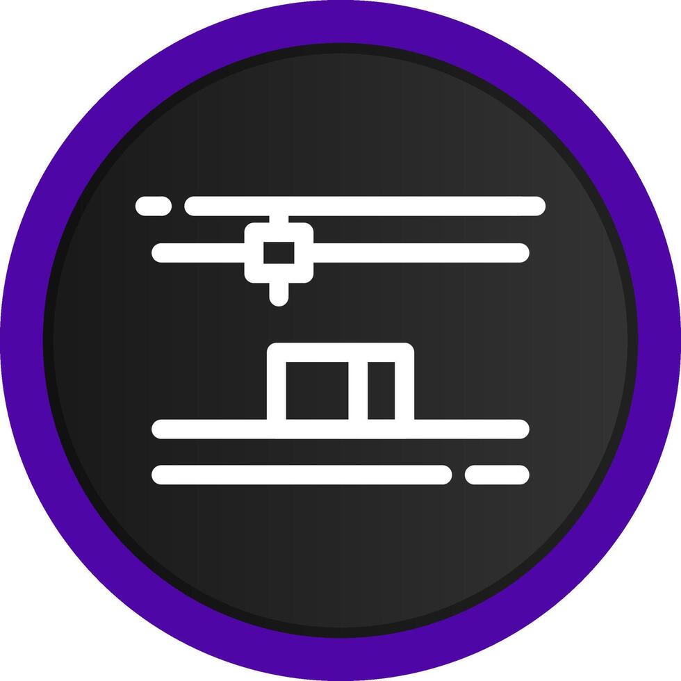 3D Printing Creative Icon Design vector