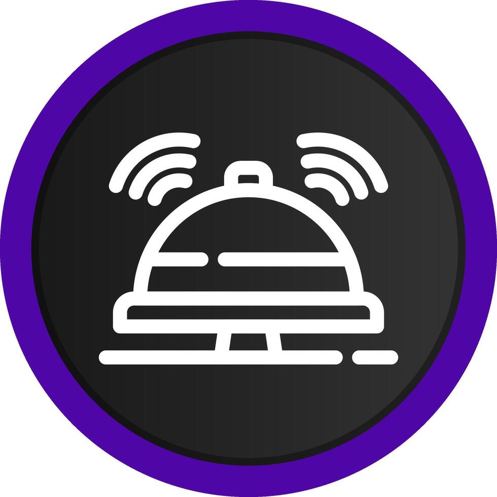 Reception Bell Creative Icon Design vector