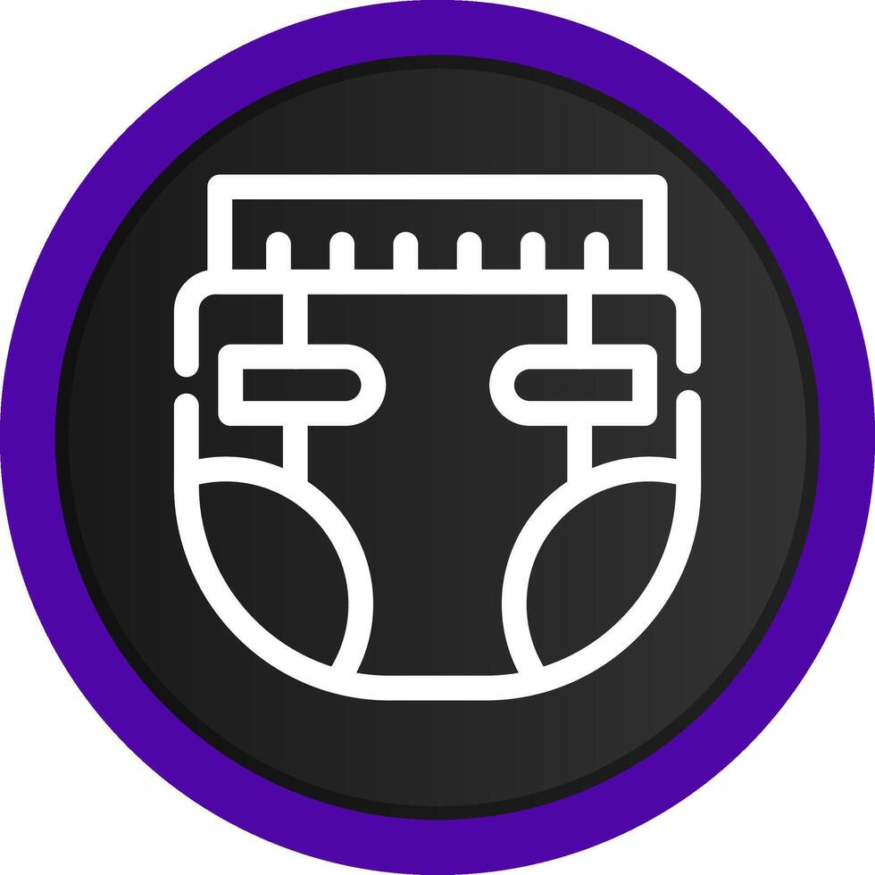 Diaper Creative Icon Design vector