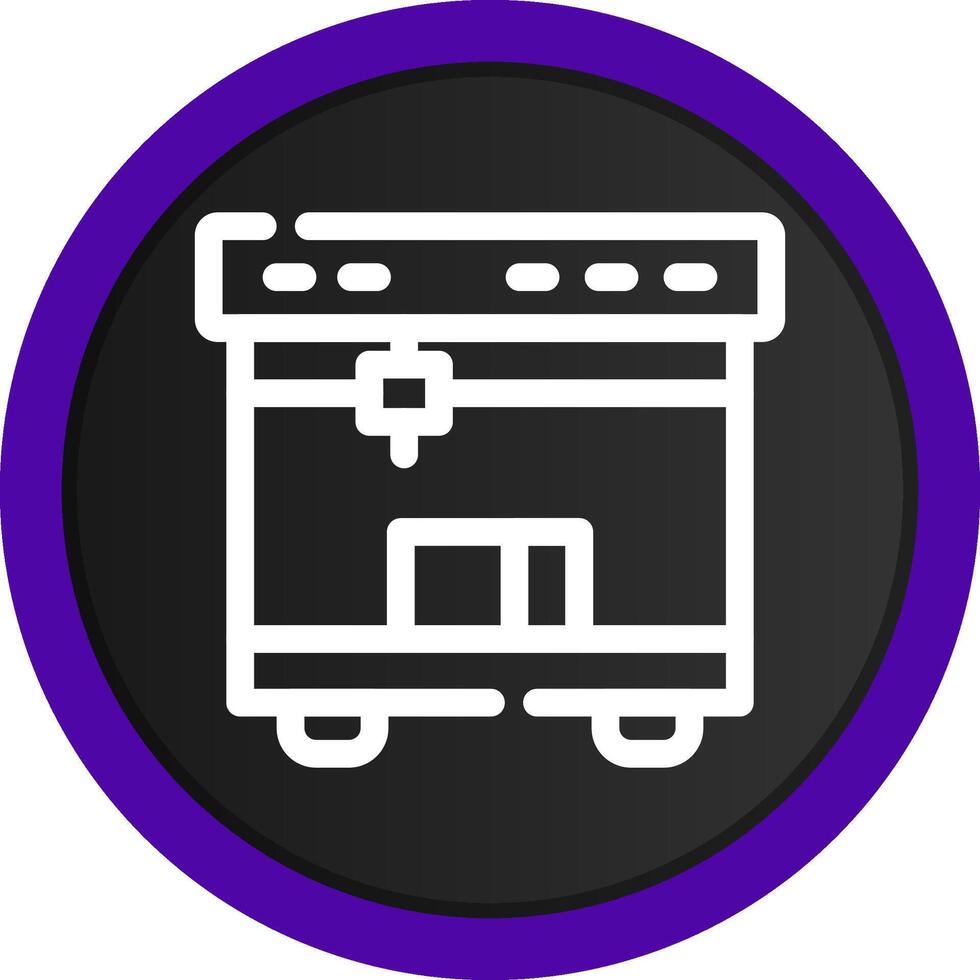 3D Printing Creative Icon Design vector