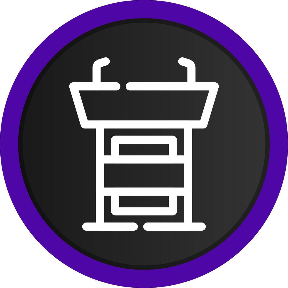 Tribune Creative Icon Design vector