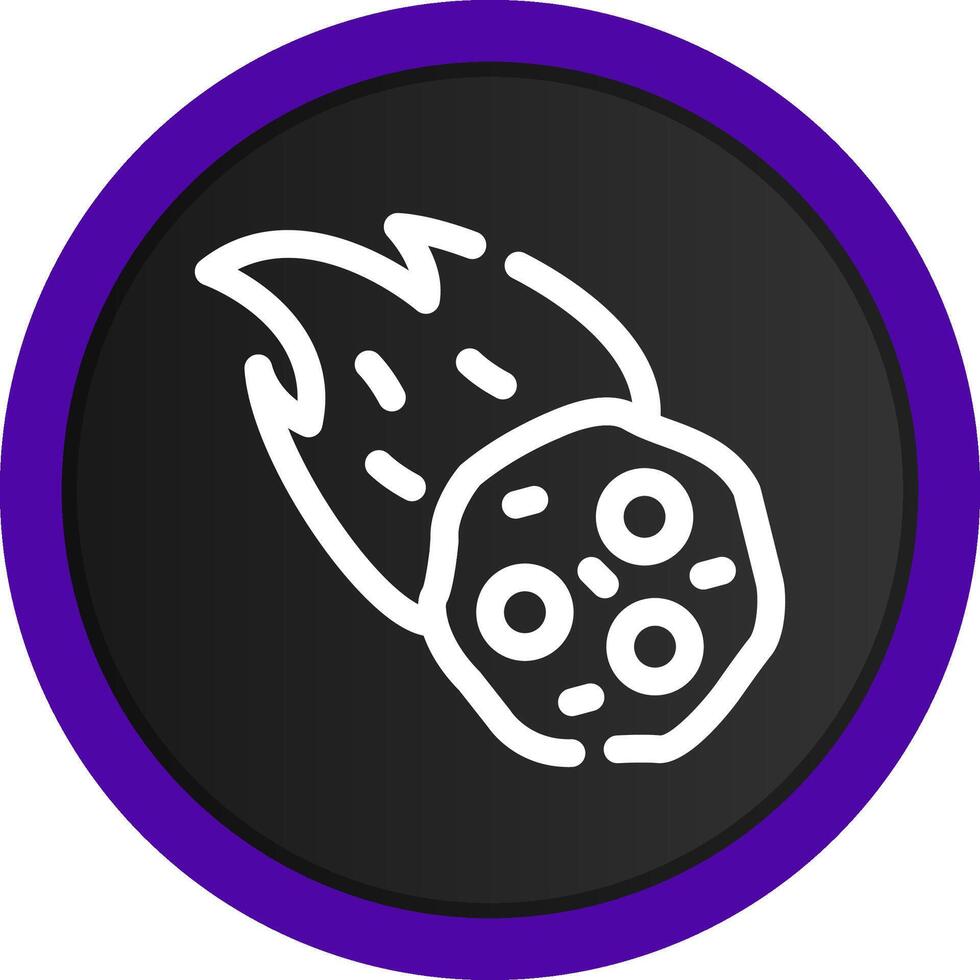 Meteor Creative Icon Design vector