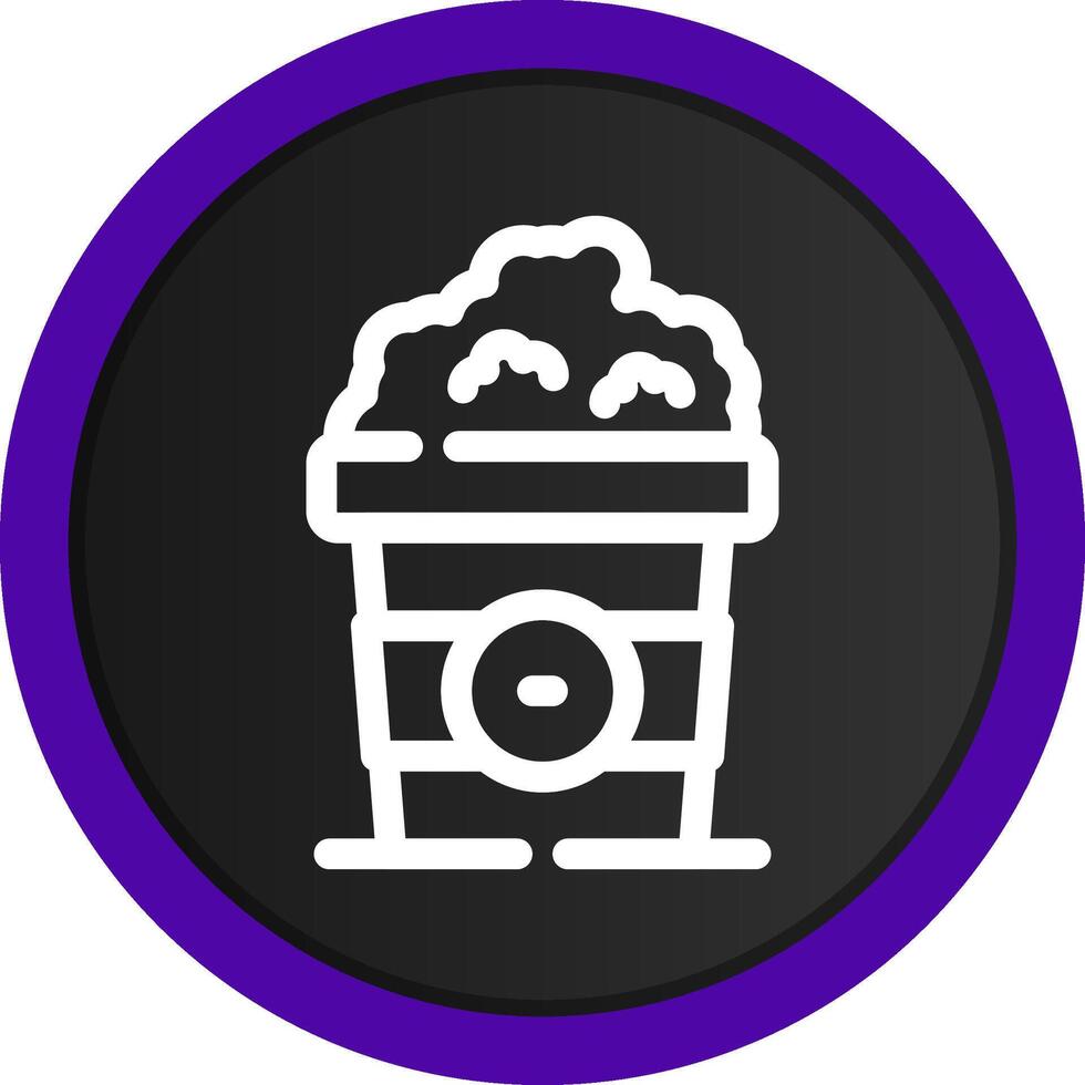 Popcorn Creative Icon Design vector